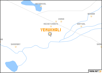 map of Yemukhali