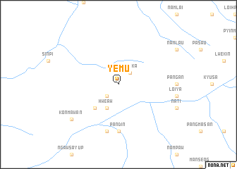map of Yemu