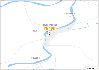 map of Yemva