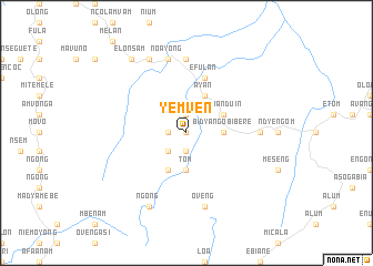 map of Yemven