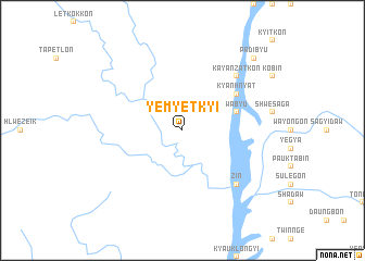 map of Yemyetkyi