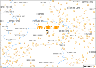 map of Yemyŏngjae
