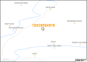 map of (( Yemzorskaya ))