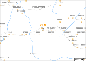 map of Yem