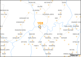 map of Yem