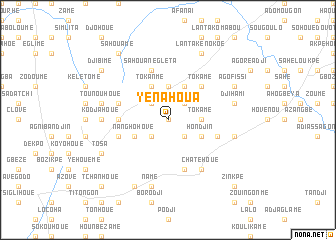 map of Yénahoua