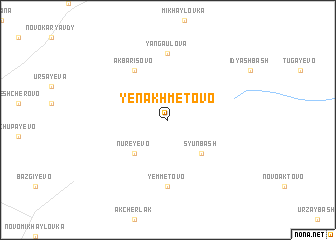 map of Yenakhmetovo