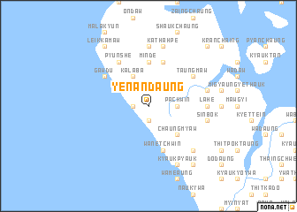 map of Yenandaung