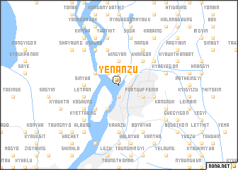 map of Yenanzu