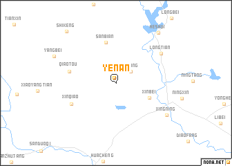 map of Yenan