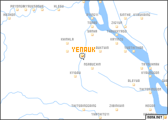 map of Yenauk