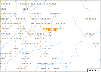 map of Yenauk