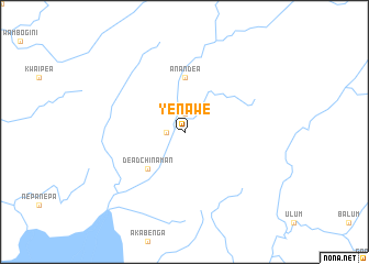 map of Yenawe