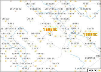 map of Yên Bạc