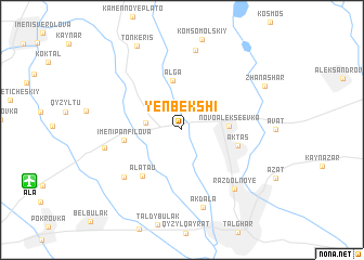 map of Yenbekshi