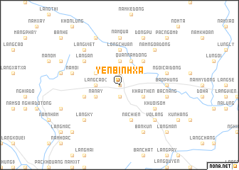 map of Yên Bình Xã