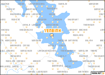 map of Yên Bình