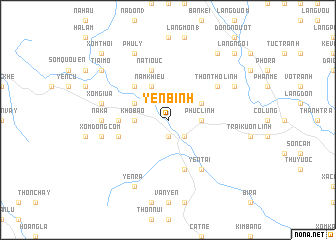 map of Yên Bình