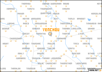 map of Yên Châu