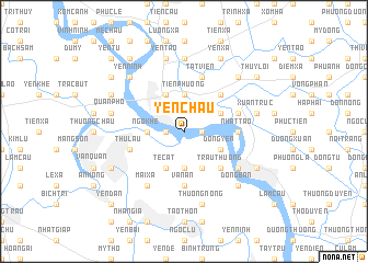 map of Yên Châu