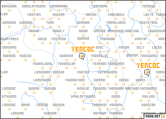 map of Yên Côc