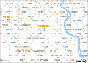 map of Yên Cốc