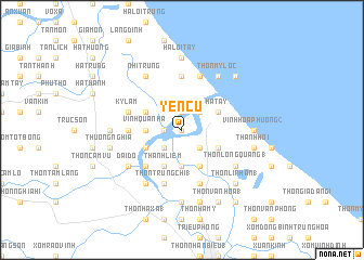map of Yên Cư