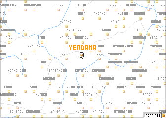 map of Yendama