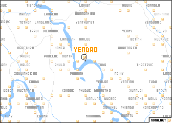 map of Yên Ðạo