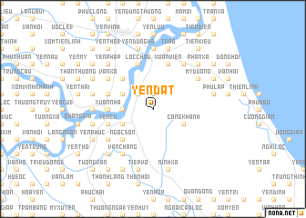 map of Yên Dât