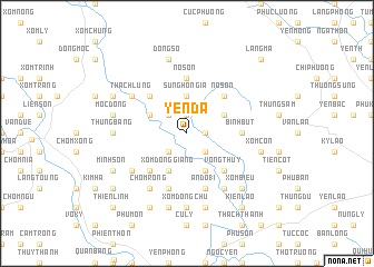 map of Yên Ða