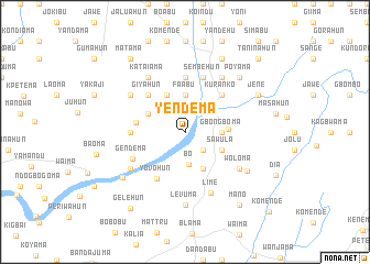 map of Yendema