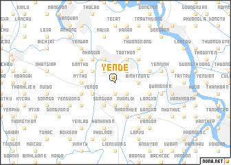 map of Yên Ðề