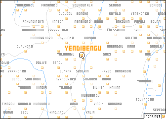 map of Yendibengu