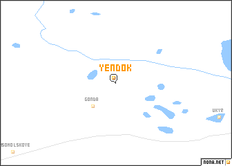 map of Yendok