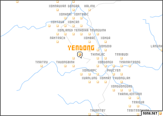 map of Yên Ðông