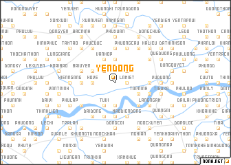 map of Yên Ðộng