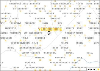 map of Yendounane