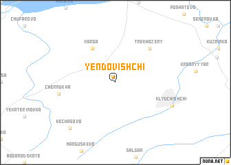 map of Yendovishchi