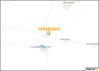 map of Yendovskiy