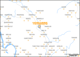 map of Yên Ðương