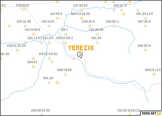 map of Yenecik