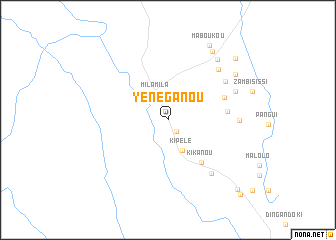 map of Yénéganou