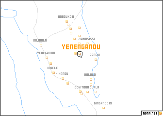 map of Yenenganou