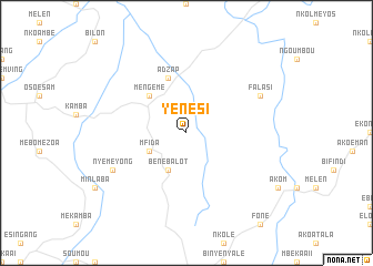 map of Yénési