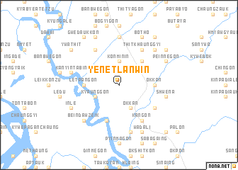 map of Yenetlanwin