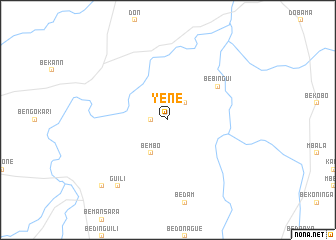 map of Yené