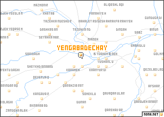 map of Yengābād-e Chāy