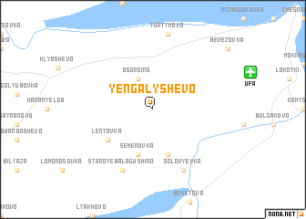 map of Yengalyshevo