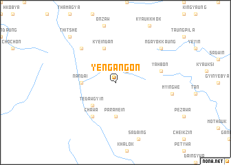 map of Yengangon